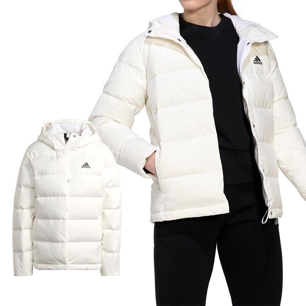 Adidas Helionic Hooded Down Jacket Women Jacket Top Sports White HG4887